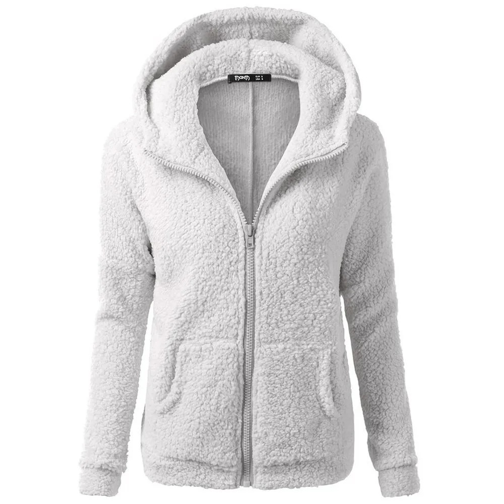 Bernadette - Teddy Fleece Vest Dames - Knuffelzacht - Met Capuchon en Zakken