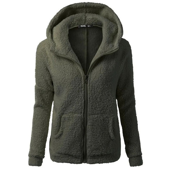 Bernadette - Teddy Fleece Vest Dames - Knuffelzacht - Met Capuchon en Zakken