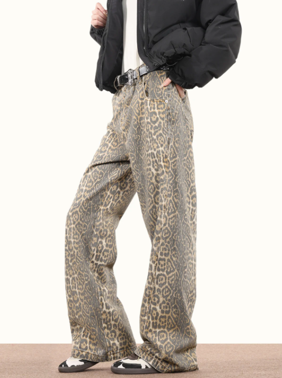 Charlotte ™ |  Leopard Denim Jeans