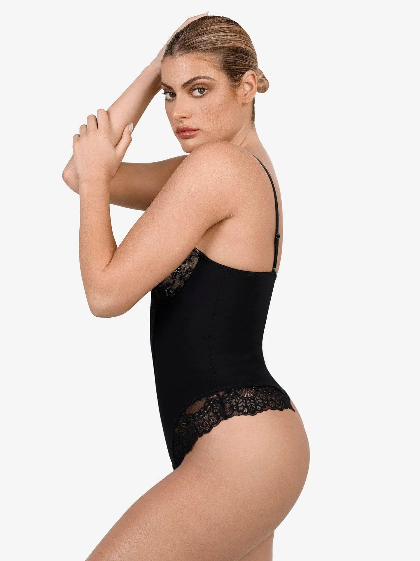 Alia ™ | Bodysuit mit tiefem V-Ausschnitt