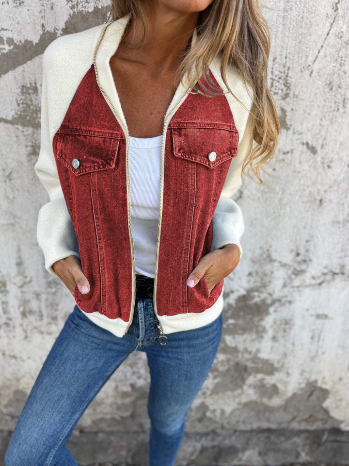 Beatrix™ | Moderne Jacke mit Denim