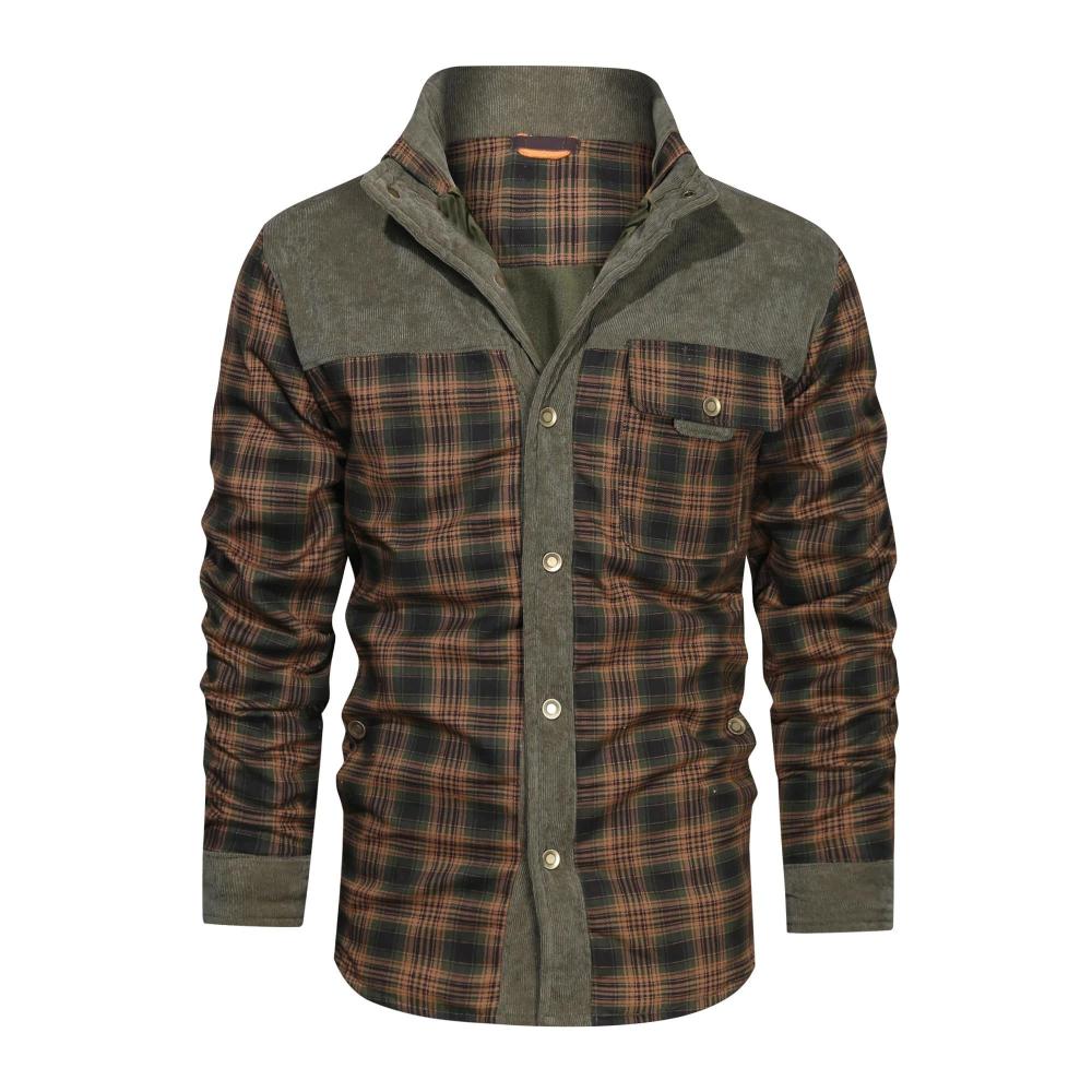 Henri™ | Schlichte Flanelljacke