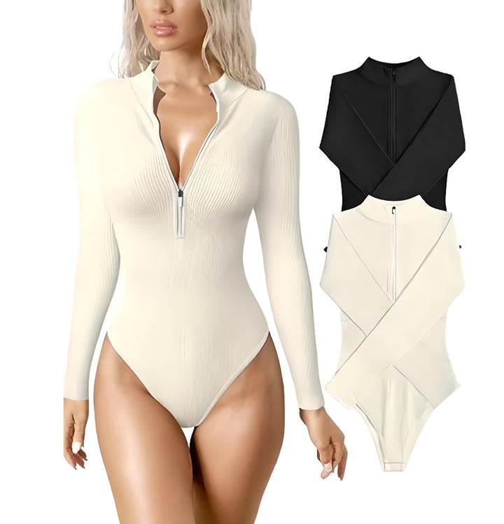 Zoey ™ | Zip up bodysuit